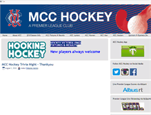 Tablet Screenshot of mcchockey.org